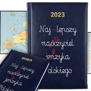 KALENDARZ A5 2023 Prezent dla NAUCZYCIELA WZORY