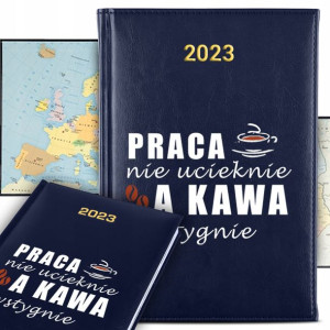KALENDARZ A5 2023 Prezent do PRACY MiX WZORÓW