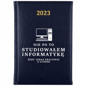 KALENDARZ Dzienny Książkowy A5 2023 INFORMATYK