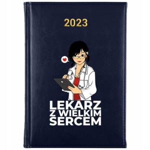 KALENDARZ Dzienny Planer A5 2023 dla LEKARZA Wzory