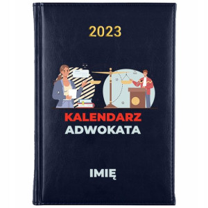 KALENDARZ Książkowy A5 2023 ADWOKATA Własne IMIĘ