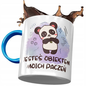 Kubek Błękitny z Misiem Miś Słodki na Prezent