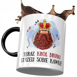 Kubek Czarny Dla Brunona Kolegi Męża na Prezent