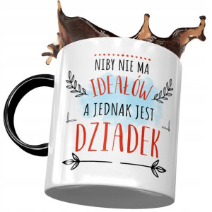 Kubek Czarny dla Dziadka Dzień Dziadka na Prezent