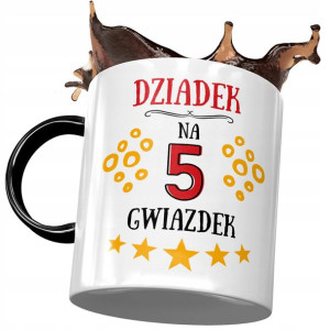 Kubek Czarny dla Dziadka Dzień Dziadka na Prezent
