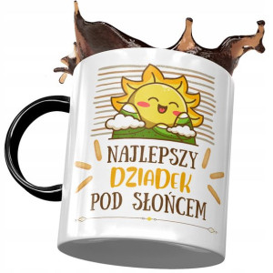 Kubek Czarny dla Dziadka Dzień Dziadka na Prezent