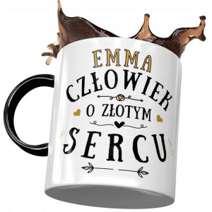 Kubek Czarny Dla Emmy Żony Przyjaciółki Prezent
