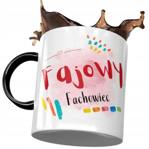 Kubek Czarny Dla Fachowca Fajowy Fachowiec Prezent