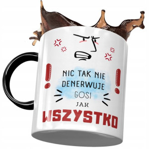 Kubek Czarny Dla Gosi Żony Przyjaciółki na Prezent