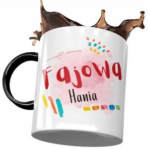 Kubek Czarny dla Hani Hanny Koleżanki