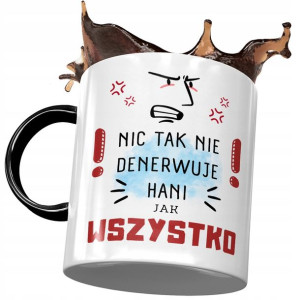 Kubek Czarny dla Hani Hanny Koleżanki