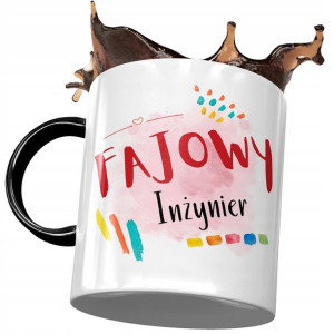Kubek Czarny Dla Inżyniera Fajowy Inżynier