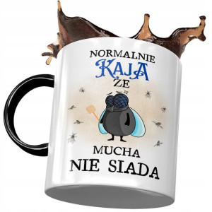 Kubek Czarny Dla Kai Koleżanki na Prezent