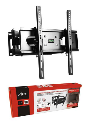 Uchwyt na TV LCD LED 23-60 cali regulacja pion poziom 50 kg AR-51 ART