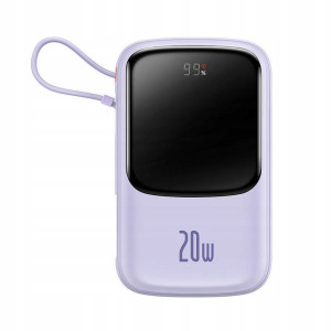 Powerbank Baseus Qpow 10000 Mah 20w Kabel Iphone