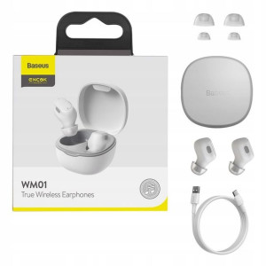 Słuchawki Baseus Encok WM01 TWS BT 5.0 Dokanałowe