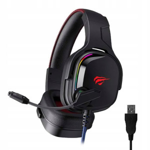 Havit Słuchawki gamingowe H2022U USB 7.1 RGB