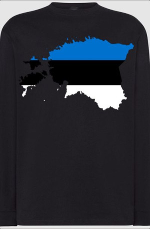 Estonia Męska Modna Bluza Longsleeve Nadruk R.XL