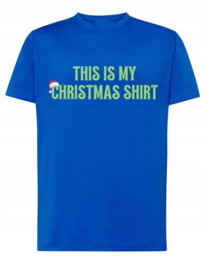 Fajny nadruk Mój Świąteczny T-shirt r.3XL