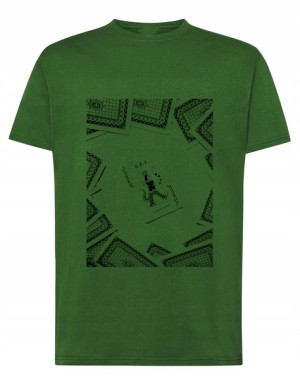 Fajny T-Shirt koszulka karty Joker r.S