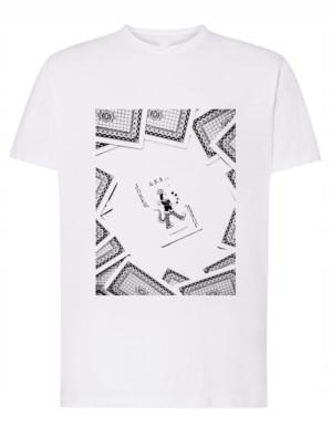 Fajny T-Shirt koszulka karty Joker r.XL