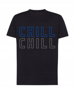 Fajny T-Shirt koszulka nadruk CHILL Rozm.L