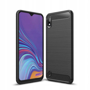 Etui Pancerne Karbon Do Samsung Galaxy A10 +szkło