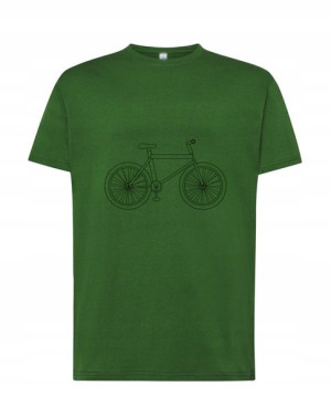 Fajny T-SHIRT MĘSKI NADRUK ROWER Print rozm 5XL