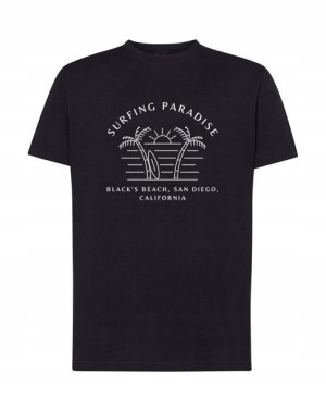 Fajny T-Shirt na lato Surfing Paradise r.M