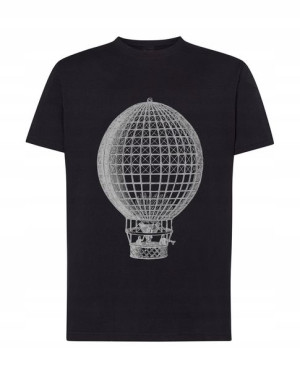 FAJNY T-Shirt nadruk BALON Vintage Rozm.3XL