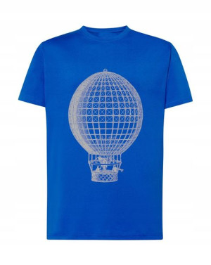FAJNY T-Shirt nadruk BALON Vintage Rozm.M