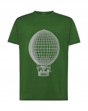 FAJNY T-Shirt nadruk BALON Vintage Rozm.S