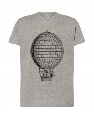FAJNY T-Shirt nadruk BALON Vintage Rozm.S