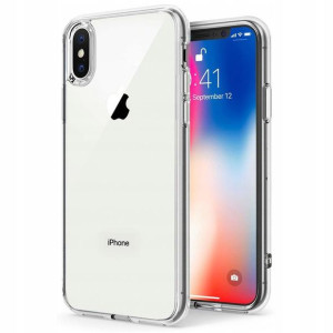 Clear Case Etui Premium Do Iphone X / Xs + Szkło