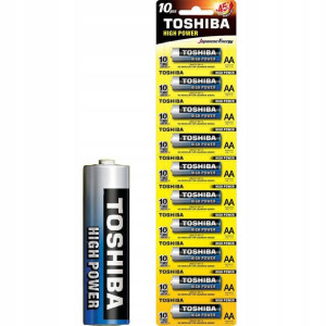 Bateria AA Alkaliczna TOSHIBA zestaw - 10szt