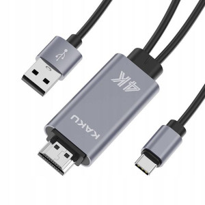 Adapter HDMI 4K do USB-C udostępnianie ekranu
