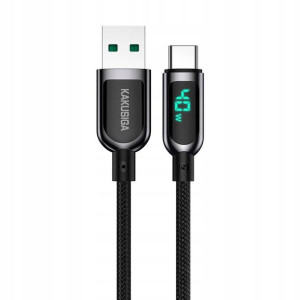 Kabel 1,2m USB - USB Typ C Wyświetlacz Szybkie Ład