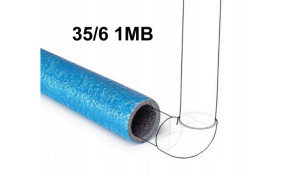 Otulina Na Rurę 35/6 Izolacja Niebieska 1mb
