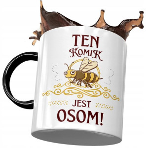 Kubek Czarny Dla Komika Ten Komik Jest Osom Kubek