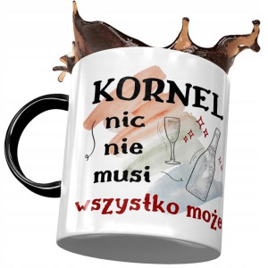 Kubek Czarny dla Kornela Kolegi na Prezent