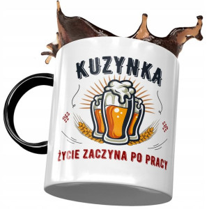 Kubek Czarny Dla Kuzynki na Urodziny na Prezent