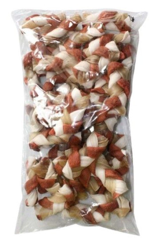 PRZYSMAKI DLA PSA MAGNUM Warkocze ze skóry bydlęcej BROWN 40 szt. [16001]