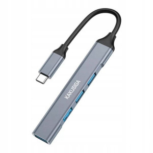 KAKU Adapter Hub USB-C 4w1 3xUSB 2.0 + USB 3.0