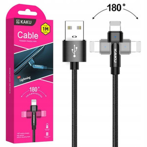 KAKU Kabel Obrotowy KĄTOWY DO IPHONE 7 8 11 12 13
