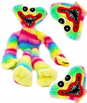 Huggy Wuggy Playtime Tęczowy Maskotka 40cm