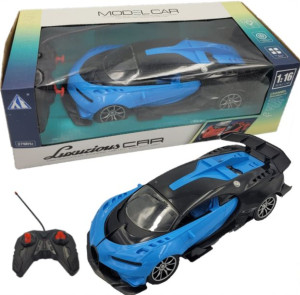 Samochód Bugatti Niebieskie Auto Sterowany Rc Pilot