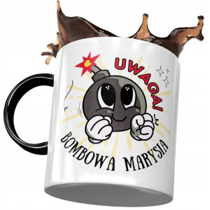 Kubek Czarny Dla Marysi Maji Mari na Prezent