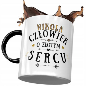 Kubek Czarny Dla Nikoli Żony Siostry na Prezent