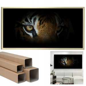 PLAKAT Duży OBRAZ Ozdobny 60x120cm Tygrys Wzory