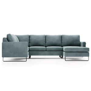HOMEDE Narożnik XL zamknięty lewostronny CORNI denim
